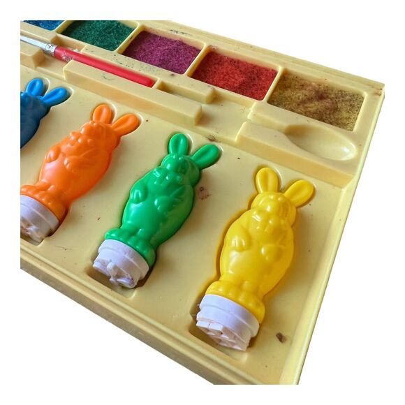 VTG Dudleys 1996 Press and Print Easter Decorating Kit Retro Fun Stamp Paint - Picture 3 of 9